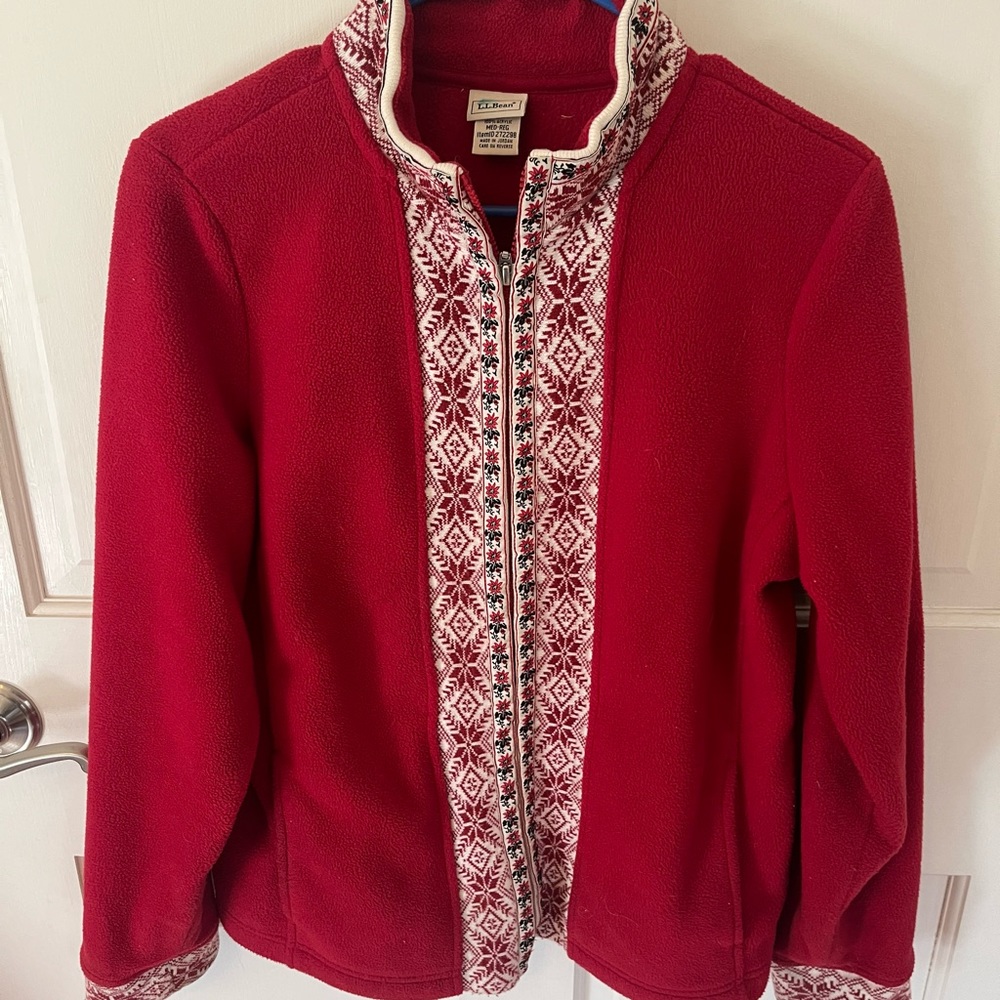 Ll bean fleece coat